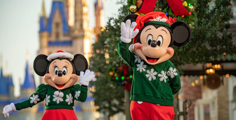 Comienza la navidad en Walt Disney World Resort