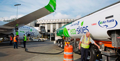 United Airlines, rumbo a ser 100% ecológica