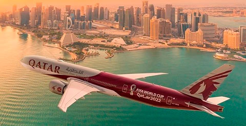 Qatar Airways línea oficial de la Copa Mundial de Clubes de la FIFA
