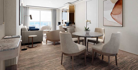 Silversea presentó las nuevas suites del Silver Nova