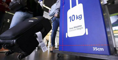 Brasil aprobó el despacho de valijas sin cargo