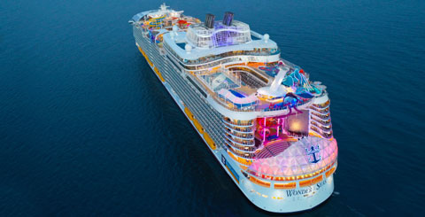 Wonder of the Seas: el barco más grande del mundo
