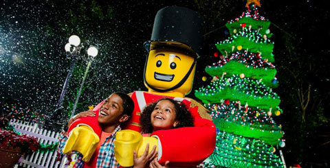 El espíritu navideño llegó a Legoland