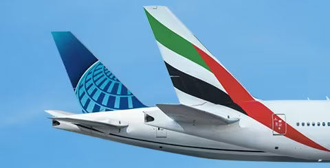Emirates y United Airlines activan su código compartido