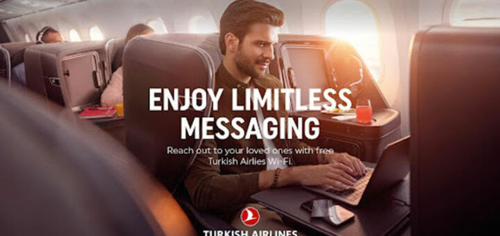 Mensajería gratuita a bordo de Turkish Airlines