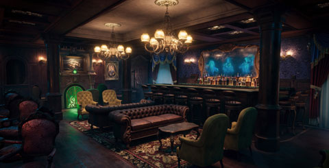 Nuevo bar de la Mansión Embrujada en Disney Treasure