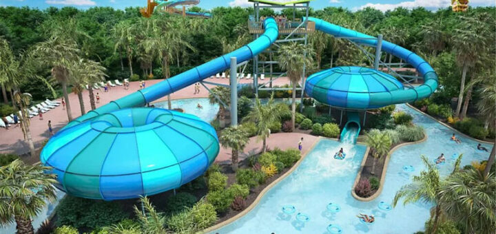 Nuevo tobogán acuático inmersivo en Aquatica Orlando