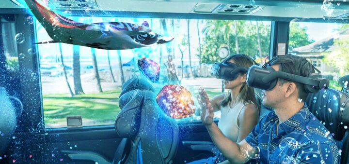 Un bus con realidad aumentada transforma la experiencia de visitar Hawái 