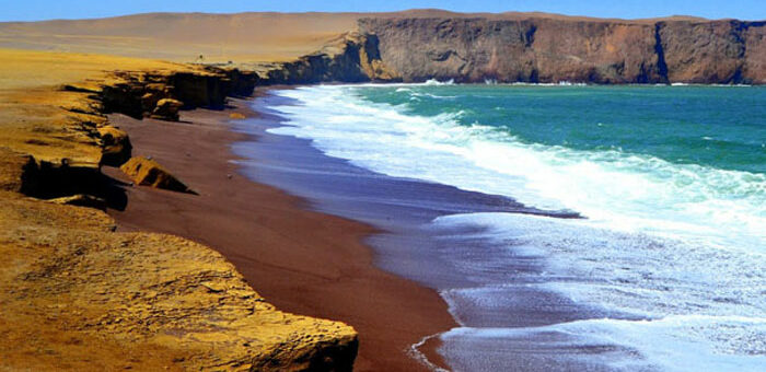 Perú: Playa Roja de Paracas reconocida como maravilla natural