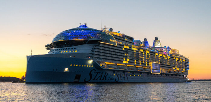 Star of the Seas: el barco más grande del mundo inicia su travesía