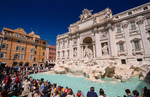 El acceso a la Fontana di Trevi se pagará a partir de enero